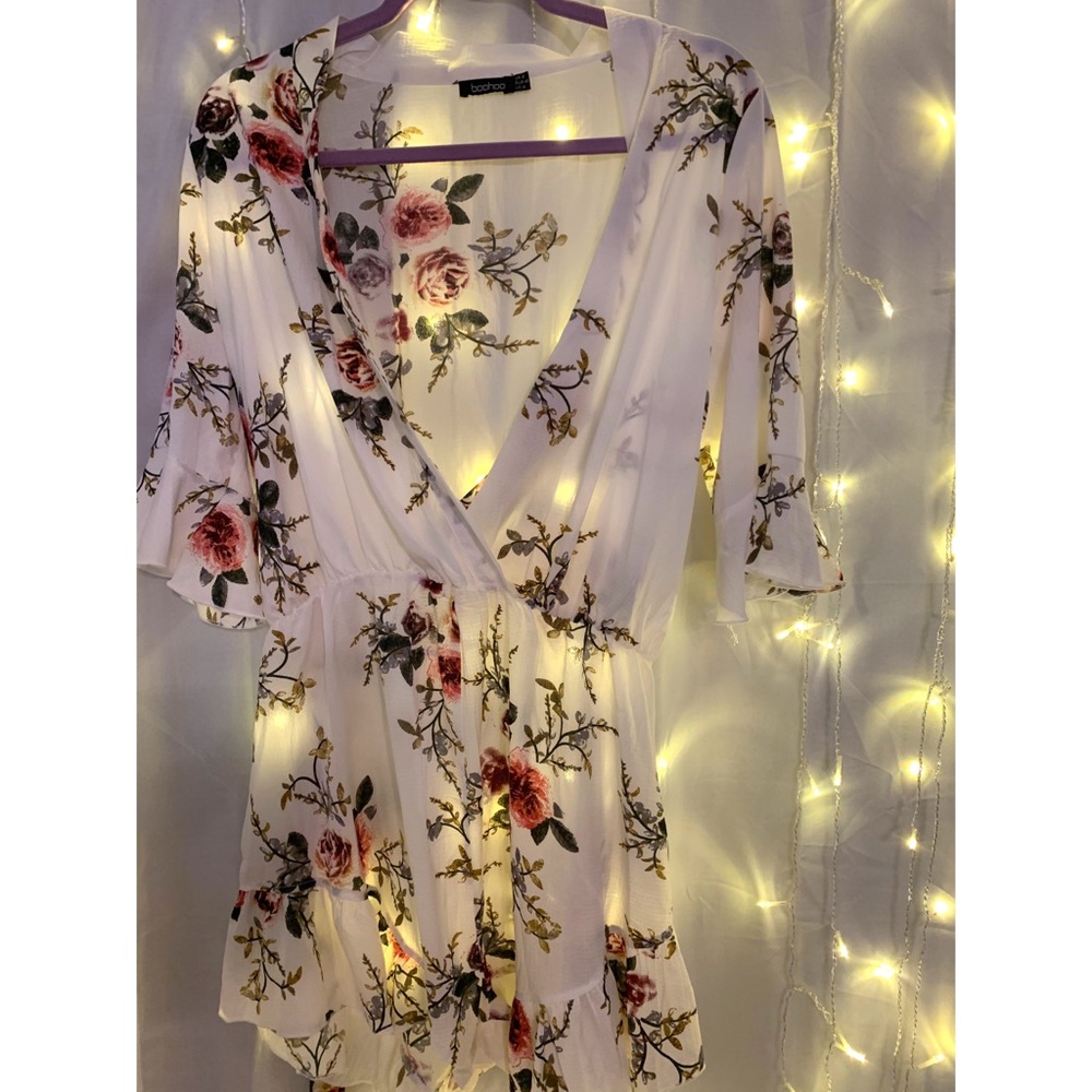 LIKE NEW Floral Romper